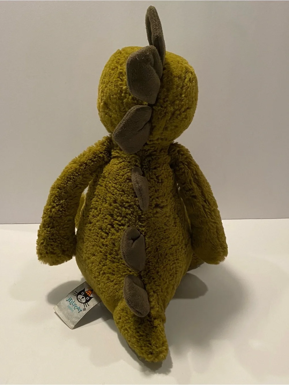 Jellycat Olive Green Plush Dinosaur Stuffed Animal